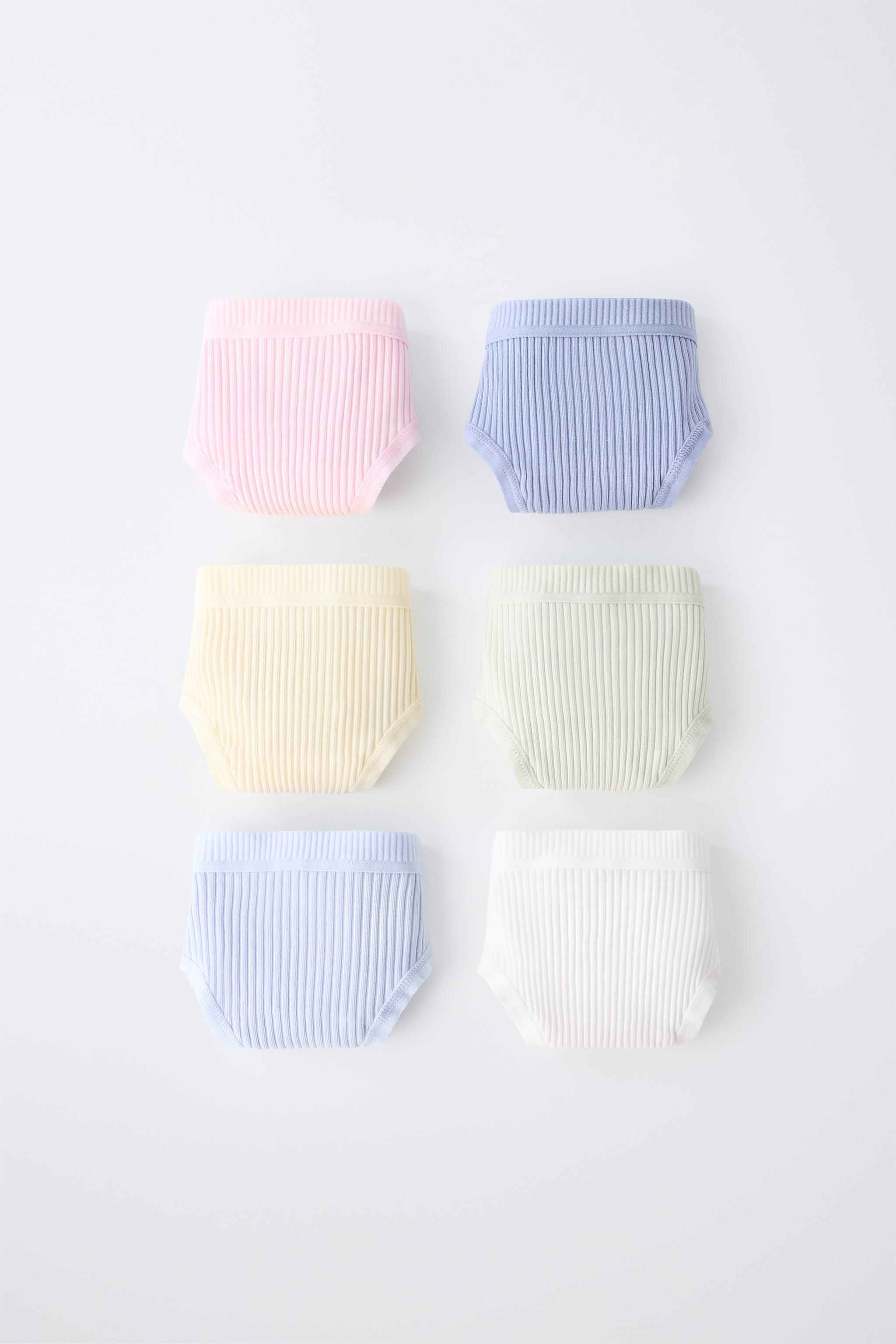 AGES 6-14 / SIX-PACK OF RIBBED UNDERWEAR